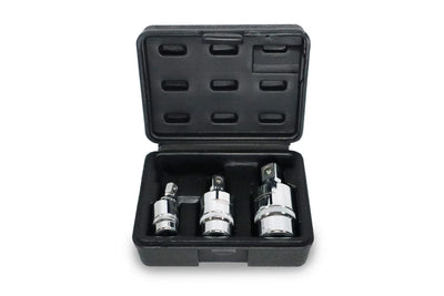 Trident Tools 3 Piece Mixed Drive Universal Joint Adapter Set T102300