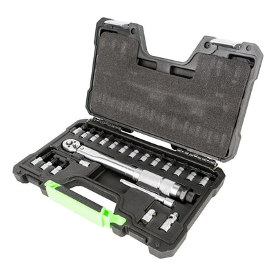 JBM Tools 21pc 1/4 Drive Socket Bit Set With Torque Wrench JBM54269