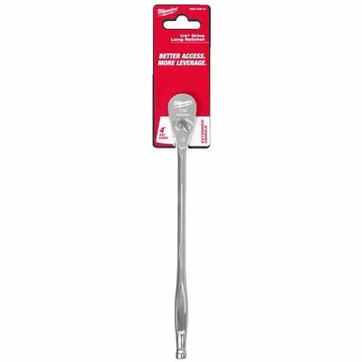 Milwaukee 1/4in. Drive Long Flexible Head Ratchet -1pc - 4932479649